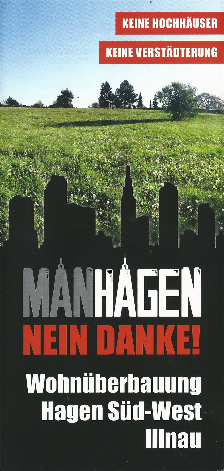 Keine Verstädterung